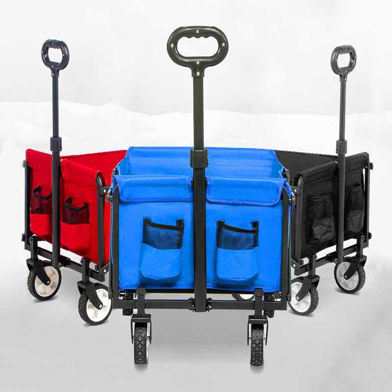 定制  可折叠营地车买菜拉货车家用购物车户外野营车拉杆推车,淘宝优惠券,粉丝福利购,淘宝优惠卷