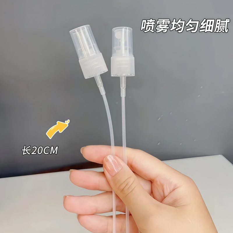 通用六神/隆力奇花露水喷头95ML195ML玻璃瓶经典款喷雾头按压泵头 - 图0