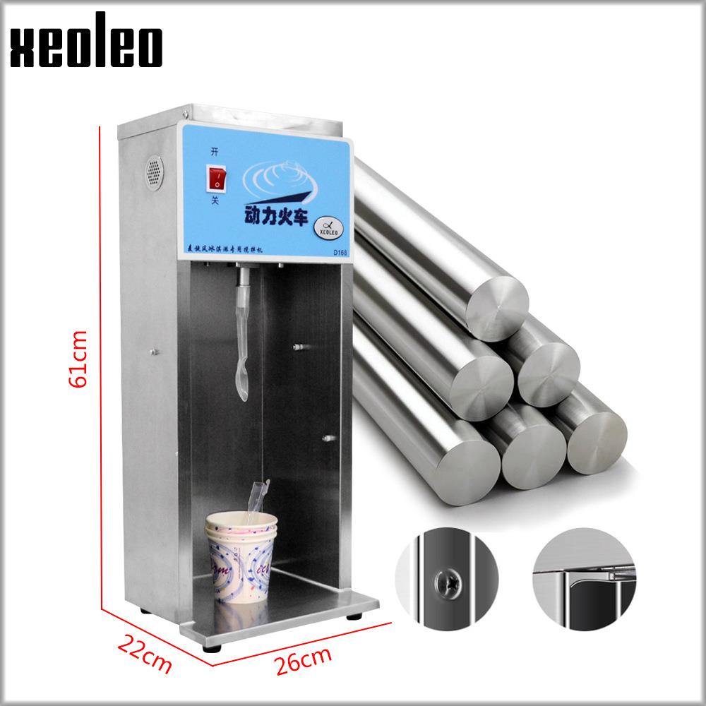 商用麦旋风机冰淇淋搅拌机冰雪奥旋风机奶茶店甜品冰激凌混合机 - 图0