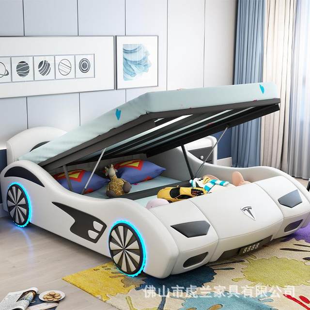 Children's bed car bed children's car lathe sports car bed racing bed boy single bed 1.2 meters double bed 1.5 meters