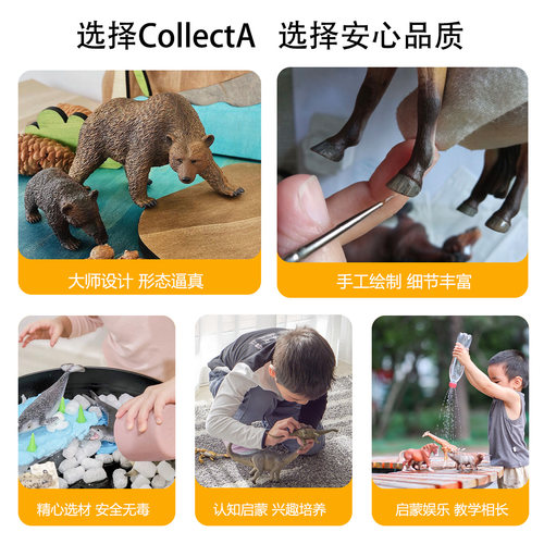 【顺丰包邮】英国CollectA实心仿真动物模型玩具霸王三角翼恐龙 - 图2