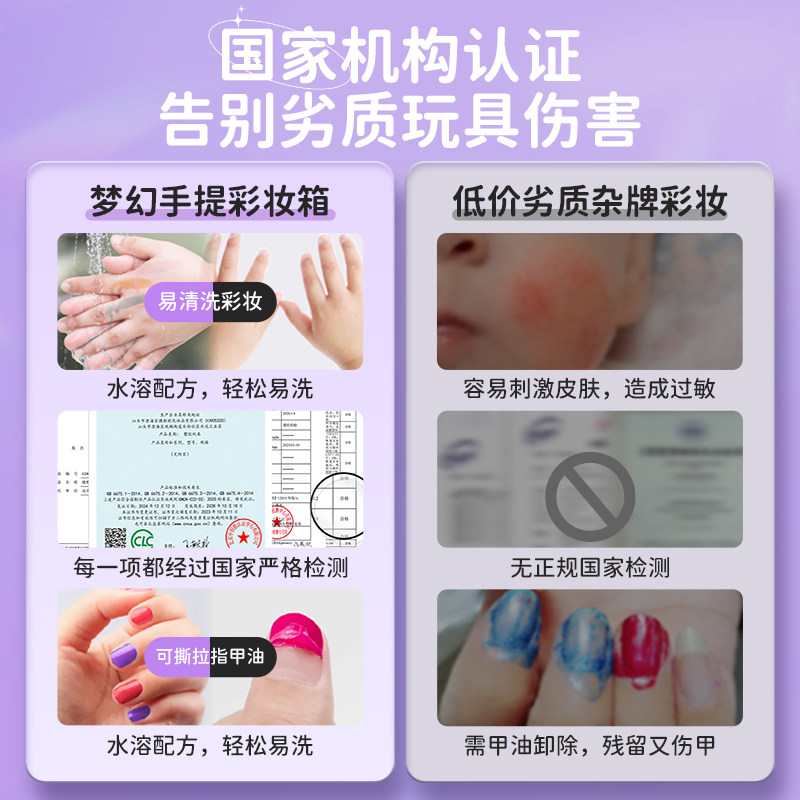 儿童库洛米化妆品彩妆套装正品全套无毒可水洗女孩专用生日的礼物,淘宝优惠券,粉丝福利购,淘宝优惠卷