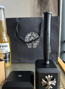 欧美复古克罗心创意啤酒开瓶器轻奢茶几家居O实木雷神之锤子摆件