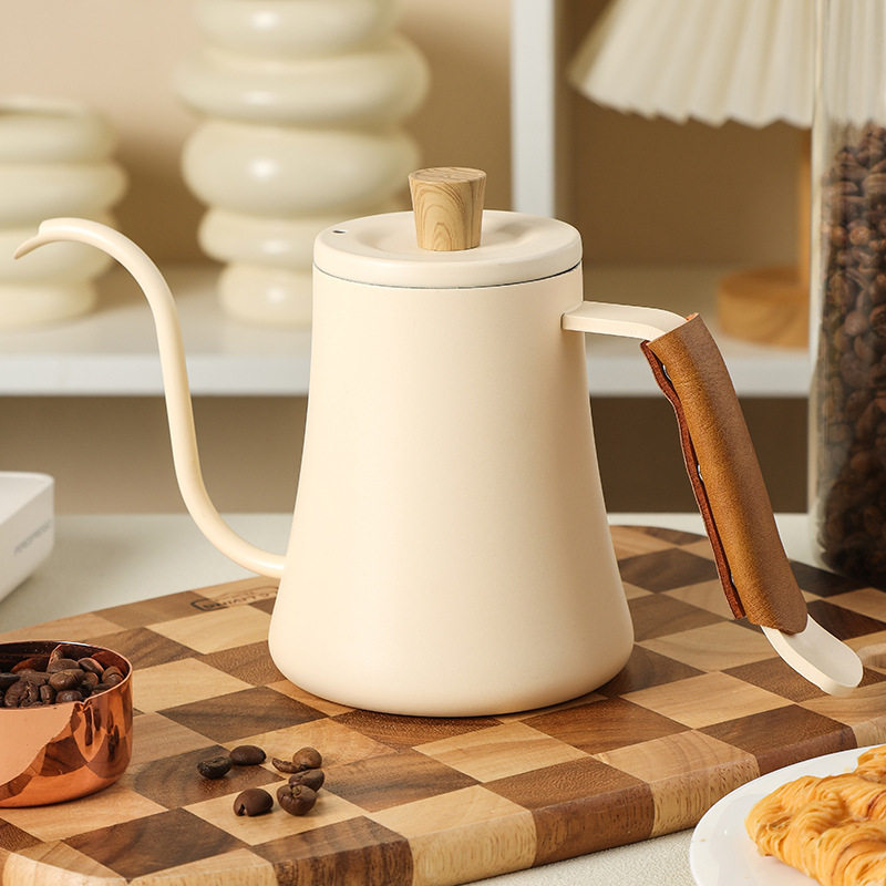 新款304不锈钢咖啡手冲壶滴漏式细长嘴天鹅颈壶手冲咖啡套装600ML,淘宝优惠券,粉丝福利购,淘宝优惠卷