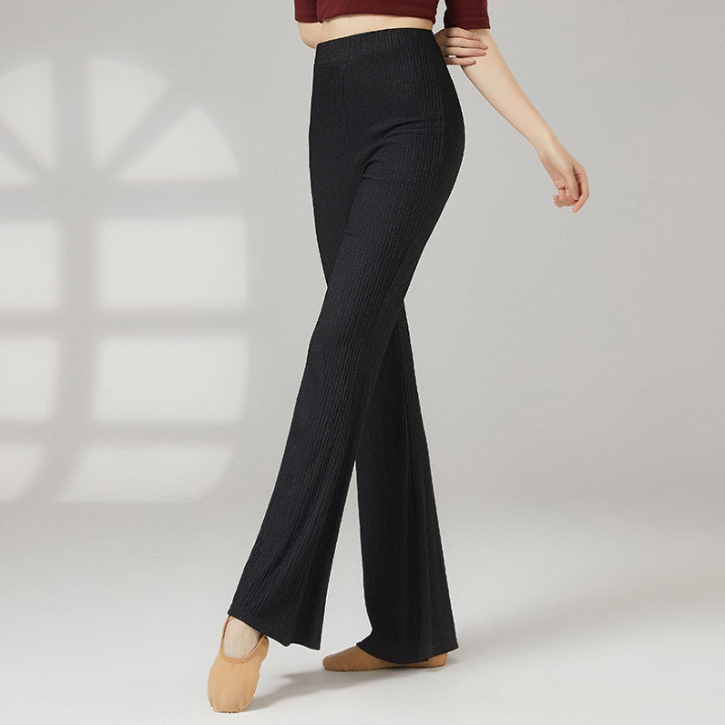 古典舞裤子2026新款高腰微喇瑜伽裤古典舞练功现代舞形体舞蹈裤女,淘宝优惠券,粉丝福利购,淘宝优惠卷