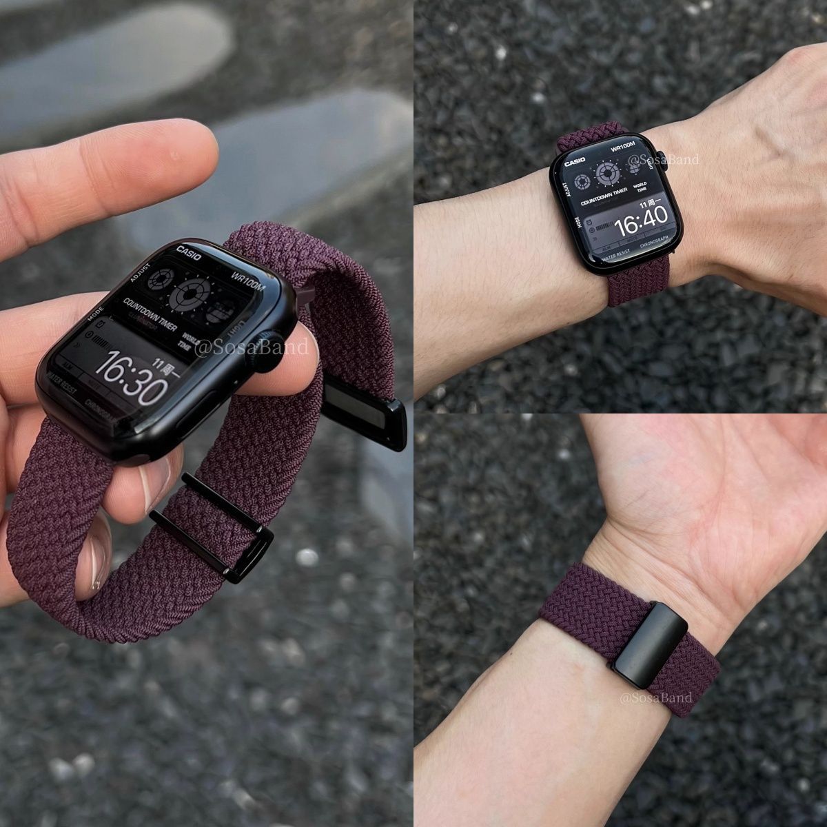 编织磁吸表带适用华为watchfit4/4pro表带华为fit3高级感夏季透气 - 图1