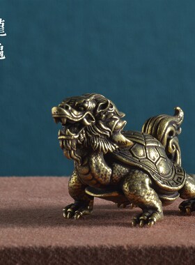 国风古铜摆件纯铜桌面小铜器家居装饰艺术品M吉祥瑞兽人物景观摆
