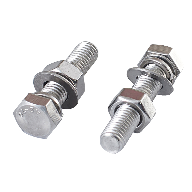 M4M5M6M8M10M12Ms16外六角螺栓304不锈钢螺丝螺母套装大全加长螺 - 图2