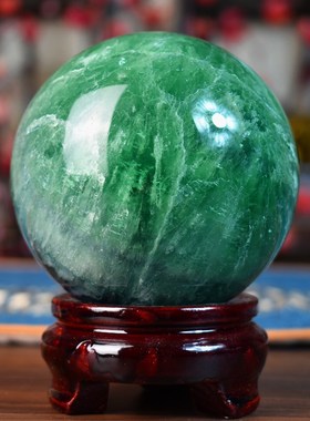 速发紫色水晶球摆绿工卧品件色水晶紫气东来客厅艺室办公室原石矿