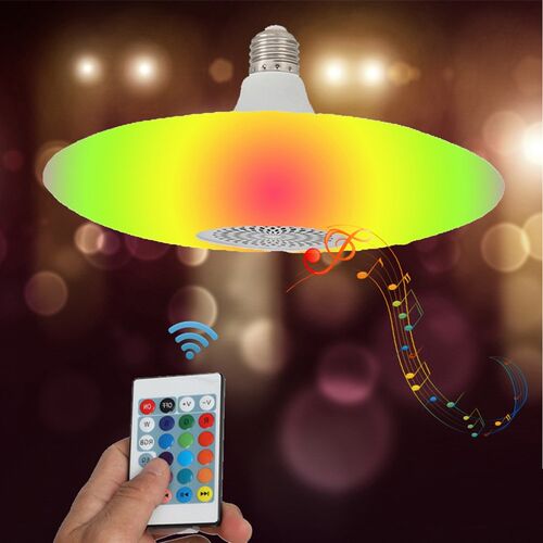 速发t RGB Blueoth Mus Pler  Bulb Spker E27 Lp H - 图2