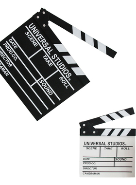 北欧风创意电影拍板场记板导演板打板摄影道具个性装饰摆件可悬挂