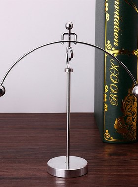 平衡小铁人牛顿摆球磁悬浮重力创意永动机不停书桌办公室摆件男生