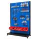 Tool rack organizer material rack workshop mobile square hole hanging plate rack hole plate rack hardware display rack
