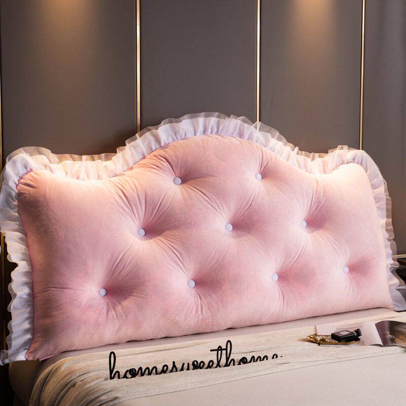 床头靠垫可爱公i主靠背水晶绒靠枕双人大靠背榻榻米床头软包可拆,淘宝优惠券,粉丝福利购,淘宝优惠卷