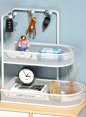 速发收纳盒家居装置摆件玄关鞋柜上桌面简物饰物架杂约挂钩架