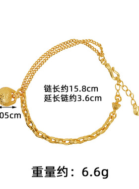 孟加拉赤金新款古法沙金