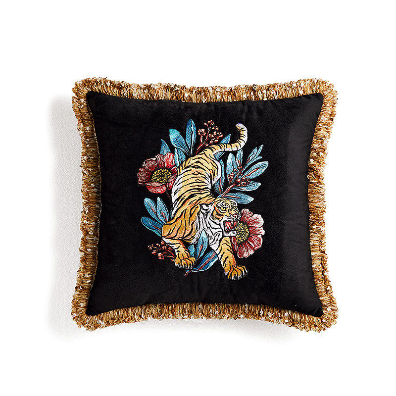 偏爱集抱枕靠垫美式复古轻奢高档客厅沙发靠枕欧式流苏腰枕套,淘宝优惠券,粉丝福利购,淘宝优惠卷