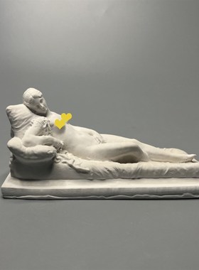 复古罗马艺术高级小众家居客厅装饰浮雕石膏像雕塑个性桌面小摆件