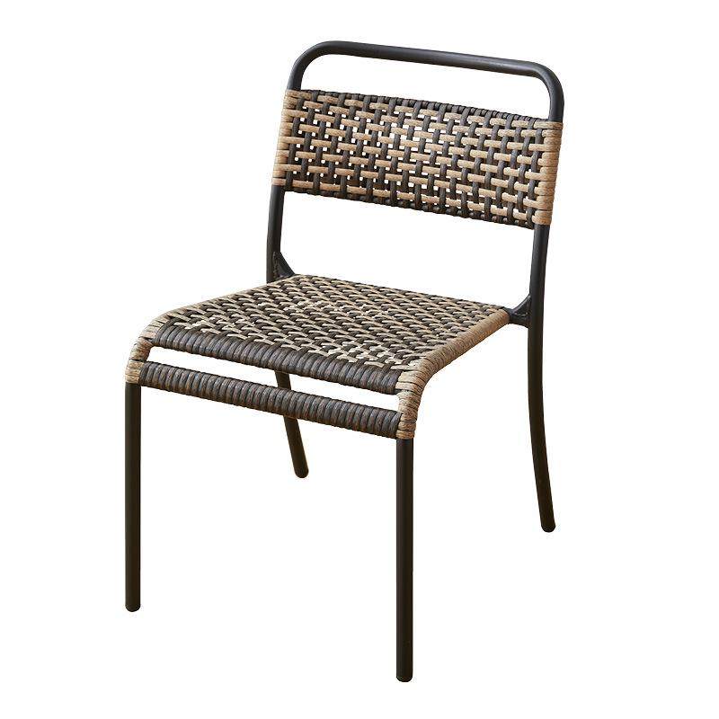 阳台休闲椅塑料 手工编织户外小藤椅 家用靠背椅中式小茶椅滕靠椅,淘宝优惠券,粉丝福利购,淘宝优惠卷