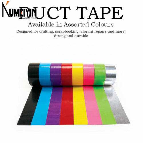10m Duct Gaffa Gaffer Cloth Duct Tape Waterproof carpet Ta - 图1