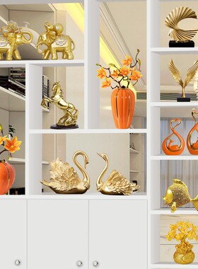 速发公居客厅摆件电视柜酒柜艺饰品办复室摆设家居饰品创意工装品