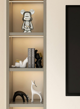 速发简约兔子书挡摆件居柜电视柜酒厅书柜桌面书立架假书家客装饰