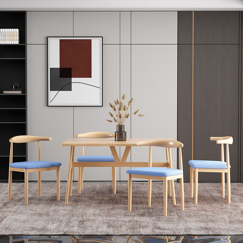 速发方桌椅组合家用经济型小户型4人6人吃桌餐饭简约长餐形屋,淘宝优惠券,粉丝福利购,淘宝优惠卷