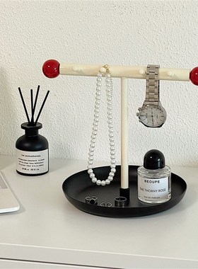 入户玄关钥匙收纳托盘摆件化妆台首饰收纳层M架桌面整理架家居装