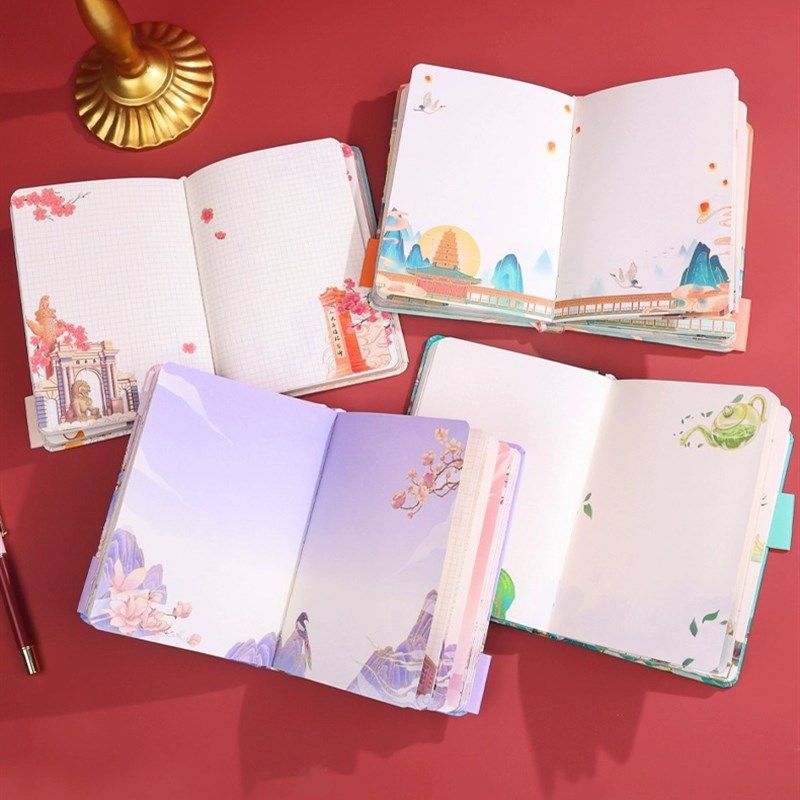 【加盖西安人文景观印章】你好西安手帐本旅行打卡纪念记事本纪念,淘宝优惠券,粉丝福利购,淘宝优惠卷