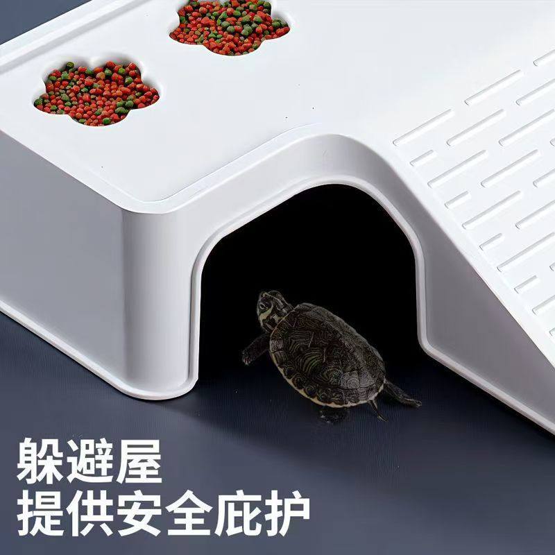 乌龟两栖晒背台休闲乌龟爬台龟缸生态造景爬坡爬梯晒台躲避窝两用,淘宝优惠券,粉丝福利购,淘宝优惠卷
