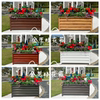 Large flower trough combination outdoor municipal villa aluminum flower box