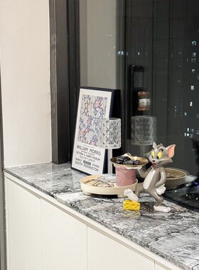 钥匙收纳玄关摆件托盘家居客厅乔迁入户鞋柜装饰品轻奢高级感小众