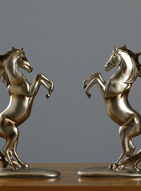 招财马到成功装饰品摆件家居饰品客厅电视柜酒柜办公室工艺品摆设