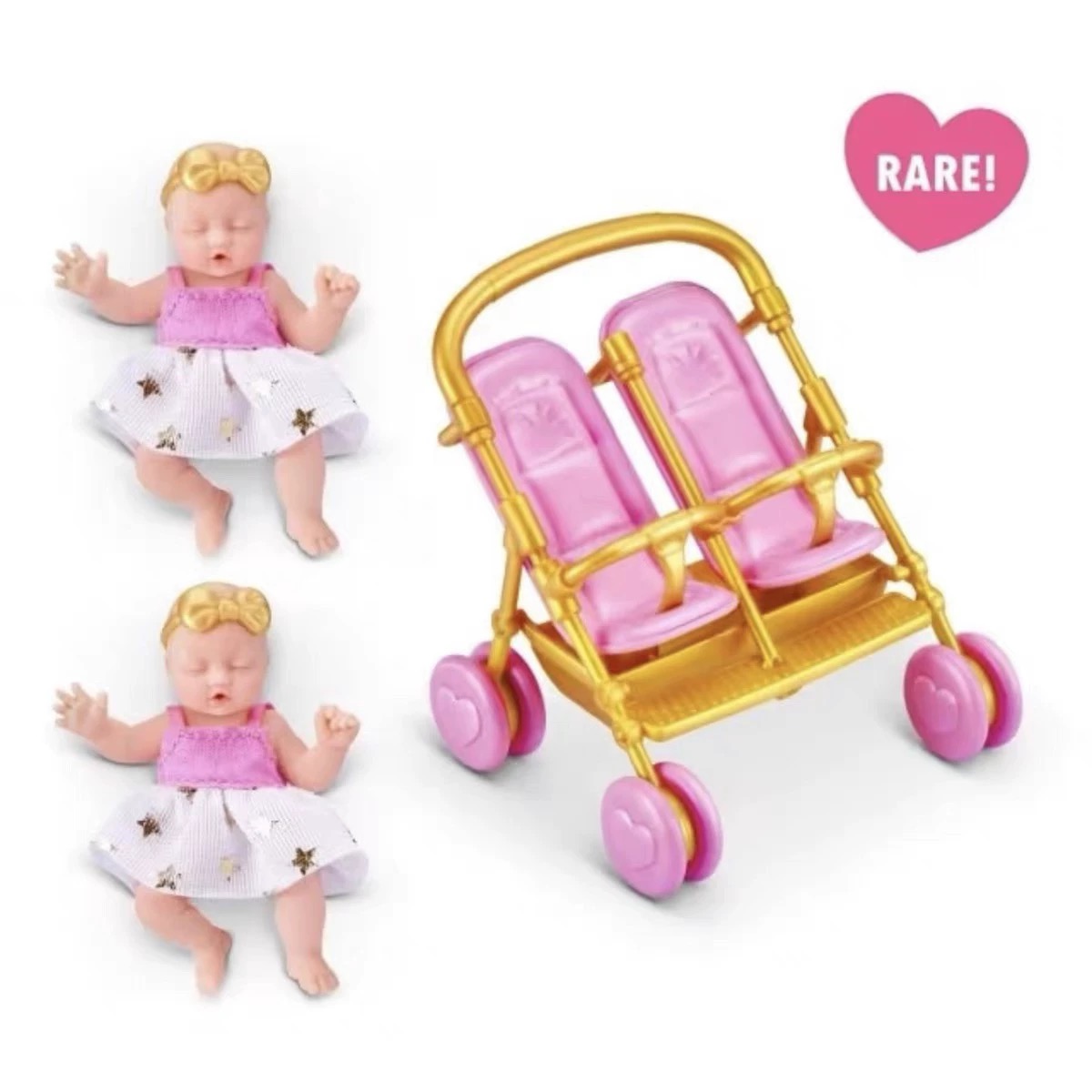 Zuru五倍惊喜球二代宝宝球硅胶娃娃屋婴儿车婴儿床仿真过家家玩具 - 图3