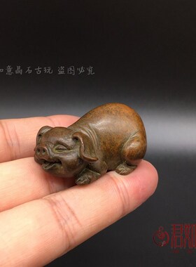 极速实心铜生肖猪摆件 铜小猪可爱铜猪摆件四只小猪创意香插茶宠