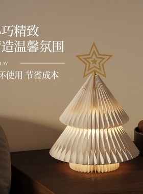 十八纸圣诞树家用迷你套r餐小型摆件大中型商场橱窗装饰节庆创意
