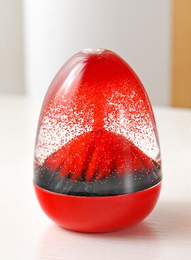 速发火山喷发日生油漏计时器摆件礼品送儿童男学漏礼物创意生沙礼