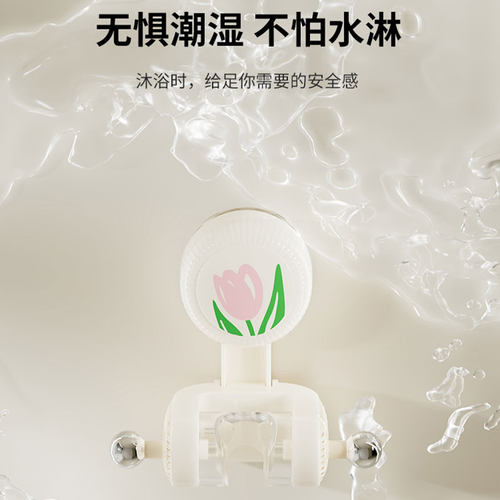 吸盘花洒支架淋浴喷头固定神器免打孔家用浴室儿童可移动调节底座 - 图2
