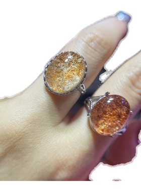 速发幽灵蛋面款 白铜镀银活口镶嵌 Y1