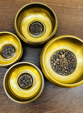 颂钵尼泊尔手工纯铜全套磬u瑜伽冥想音疗佛音钵碗静心采耳梵音钵