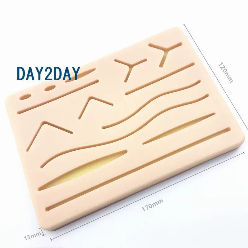 新品Y Traumatic Skin Suture Training model Pad with Wound si