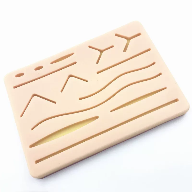 新品Y Traumatic Skin Suture Training model Pad with Wound si