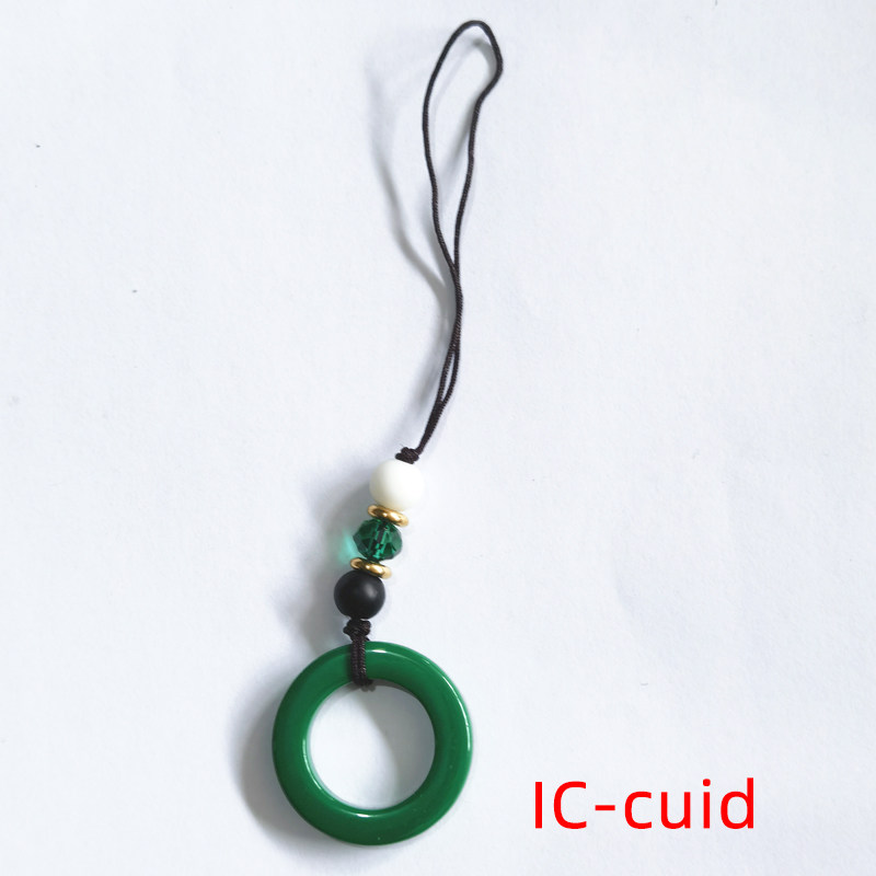 Mobile phone chain lanyard pendant access control elevator icuidT5577 re-writable attendance card
