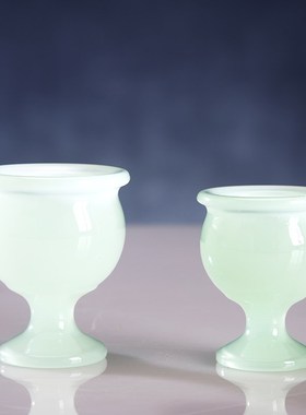 琉璃玉酒杯佛前小茶杯供奉财神酒杯拜神佛用品摆件家用圣水杯贡杯