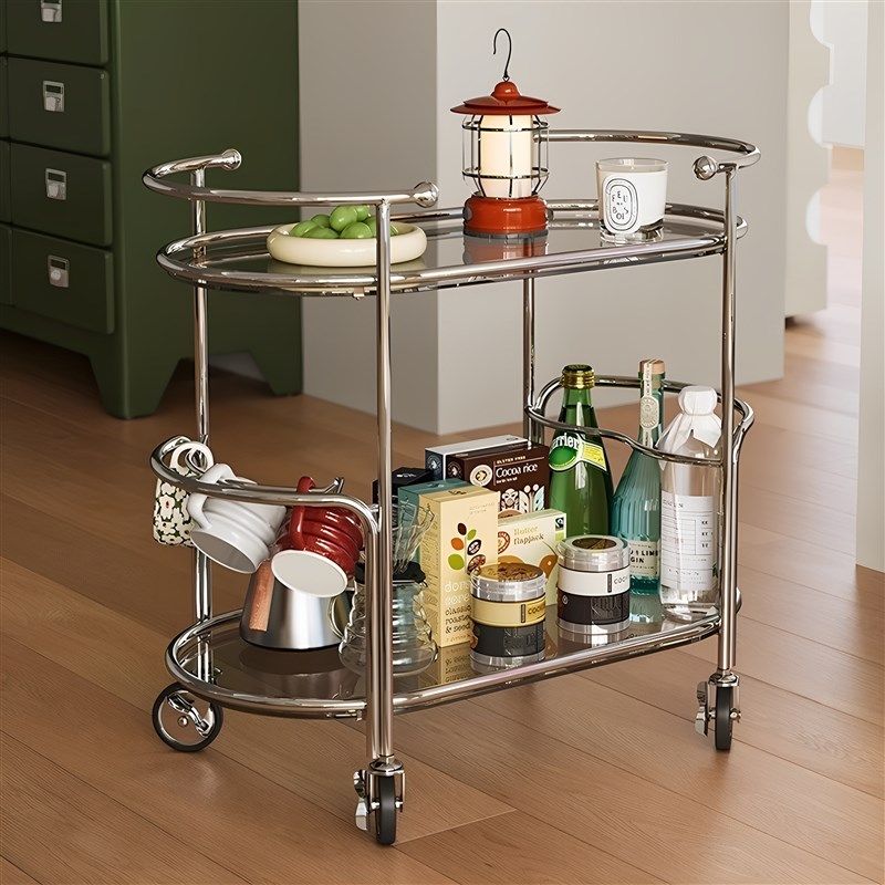 可移动边几家用客k厅轻奢高级感玻璃餐车创意小户型沙发小推车茶,淘宝优惠券,粉丝福利购,淘宝优惠卷