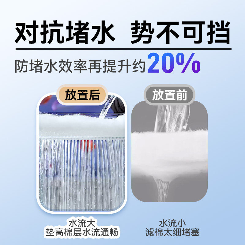 鱼缸防堵水克星滤材过滤棉魔毯培菌生化棉疏水专用过滤材料纤维棉,淘宝优惠券,粉丝福利购,淘宝优惠卷