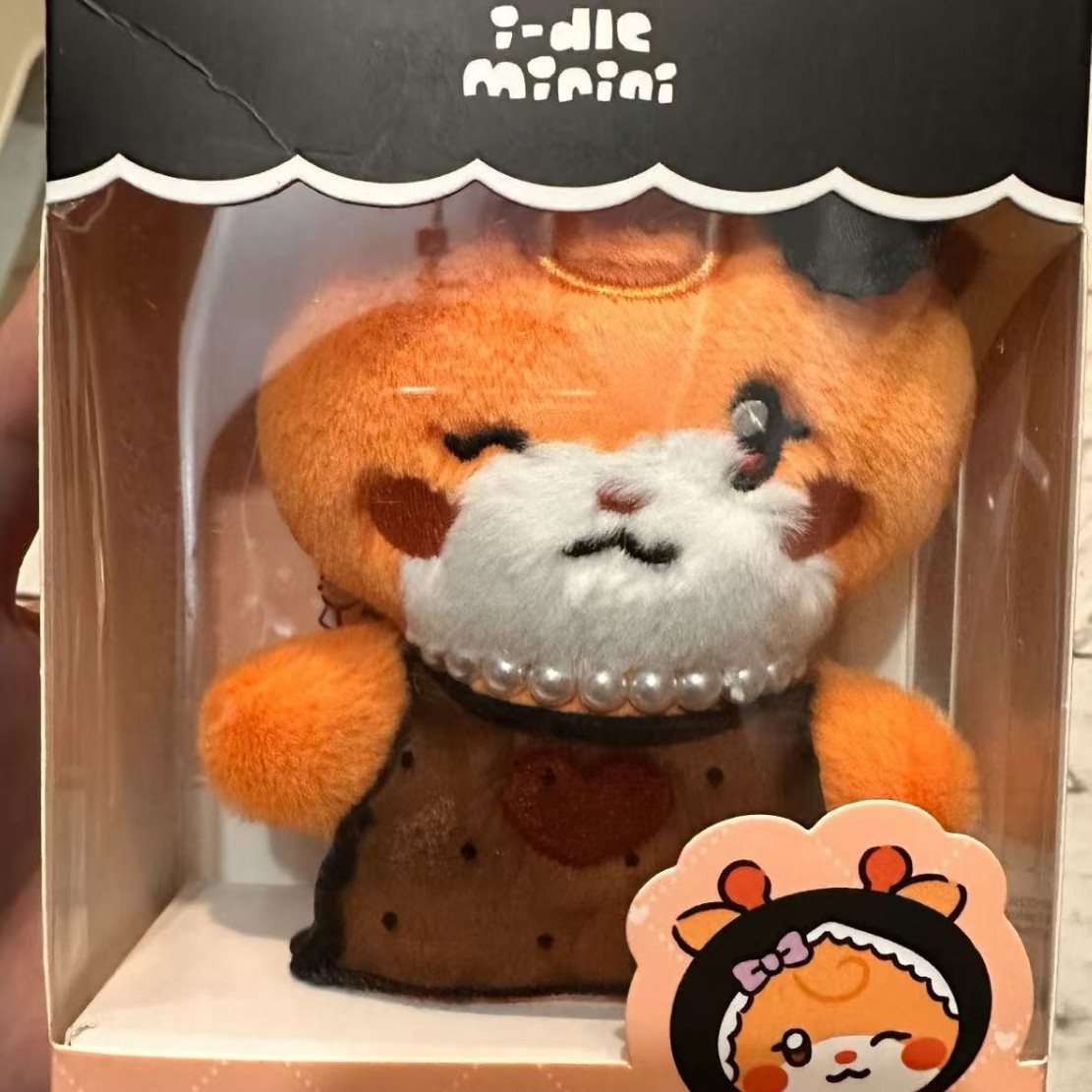 新款i-dle周边minini宋雨琦叶舒华田小娟赵美延毛绒公仔应援礼物 - 图0