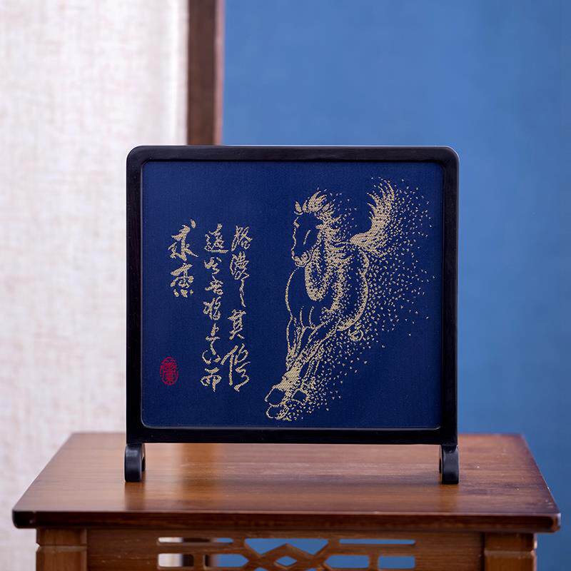 南京云锦元先特色非遗工艺品求索摆件礼物送朋友领导男女升职乔迁