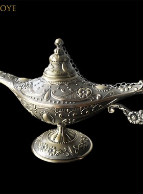 阿拉丁神灯大号摆件工艺品客厅书房办公室创意家居饰品复古礼品