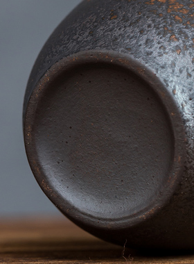 新中式花瓶陶瓷摆饰客厅插花茶桌博古架茶室日式小花器禅意装饰品